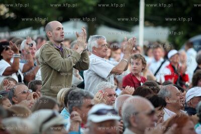 Sopot Molo Jazz Festival. Nz. publicznosc podczas koncertu...