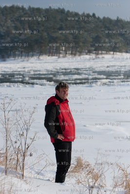 Swibno NZ Gdanski podroznik Marek Kaminski nad Wisla....