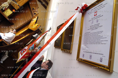 W kosciele parafialnym Centrum Szkolenia Marynarki...