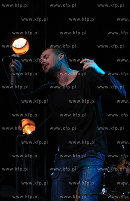 Koncert zespolu Cochise na terenie ogrodu kawiarni...