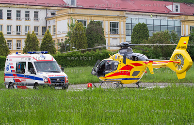 Misja Lotniczego Pogotowia Ratunkowego Gdansk, ladowisko...