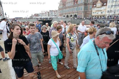 Oficjalne otwarcie nbrzezy Wyspy Spichrzow. 25.07.2014...