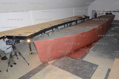 Wielkogabarytowa makiety slynnego transatlantyku MS...