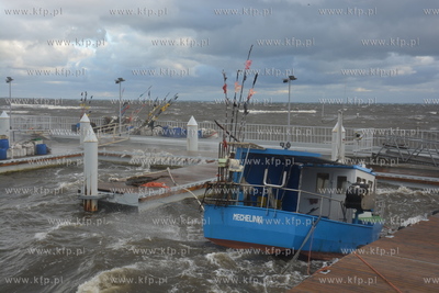 Mechelinki. Sztormowa pogoda. 05.10.2016 fot. Bartosz...