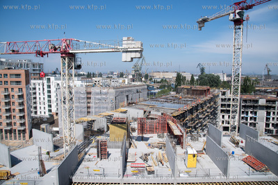 Gdańsk, Młode Miasto, plac budowy tuż obok Europejskiego...
