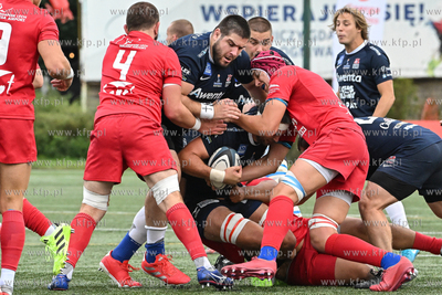 Stadion Ogniwa Sopot. Mecz rugby Energa Ogniwo Sopot...