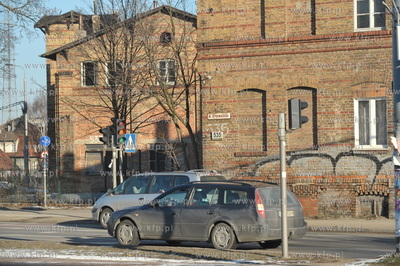 Gdansk. Oliwa. Skrzyzowanie al. Grunwaldzkiej i ul....