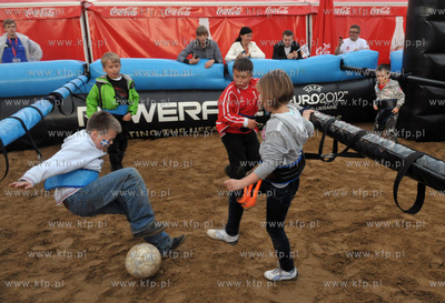 Mecz Niemcy - Grecja w gdanskiej strefie kibica, Ci...
