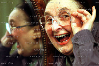 Lucyna Legut listopad 1999 fot. LUKASZ GLOWALA / KFP...
