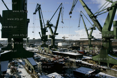 Stocznia Gdanska.  27.01.2007 fot. Krzysztof Mystkowski...