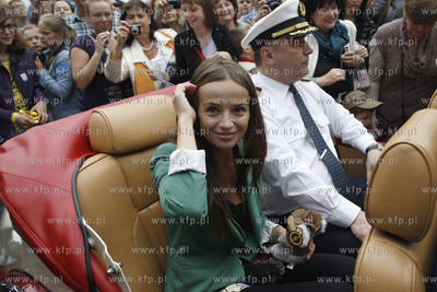 Gdynia. Chrzest promu Stena Spirit, ktory bedzie plywal...