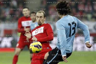 Gdansk.PGE Arena. Mecz towarzyski Polska - Urugwaj....