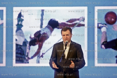 Sopocka Gala Sportu. Nz prezydent Sopotu Jacek Karnowski....