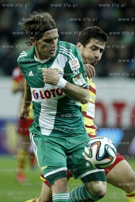 PGE Arena. Cwiercfinal Pucharu Polski w pilce noznej....