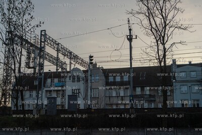 Gdańsk, Wrzeszcz. Nz. Widok zabudowy przy ul. ks....