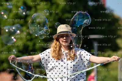 I Gdański Dzień Bańki Mydlanej na Górze Gradowej....
