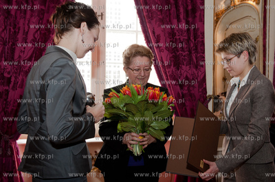 Gdansk. Dom Uphagena. Wreczenie nagrod Miasta Gdanska...