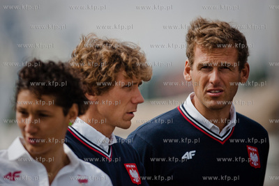 Sopot - molo. Przystan Jachtowa. Uroczystosc slubowania...