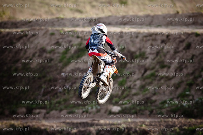 Gdansk. Tor motocrossowy przy ul. Starogardzkiej. Zawody...