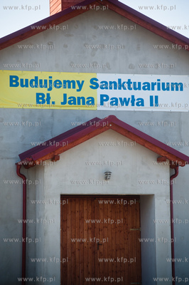 Gdansk. Lostowice. Teren parafi Bl. Jana Pawla II,...