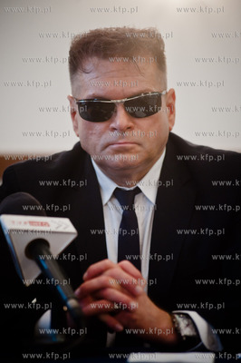 Gdansk. Hotel Scandic. Konferencja prasowa Iwony Wieczorek...