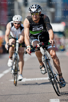 Zawody Herbalife Triathlon Gdynia 2013.
Nz zawodnicy...