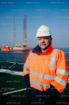 Zatoka Gdanska. Przywitanie nowo zakupionej przez firme...