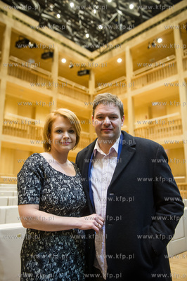 Gdansk. Teatr Szekspirowski. Daria Widawska i Tomasz...