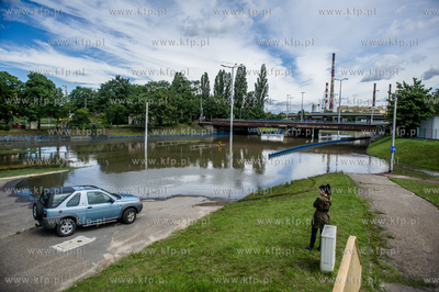 Gdańsk. Skutki silnych opadow, które przeszły nad...