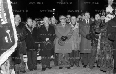 Odsłonięcie pomnika Ofiar Grudnia 1970 u zbiegu ulic...