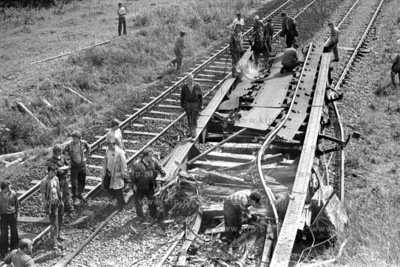 Katastrofa kolejowa na trasie pomiędzy Malborkiem...