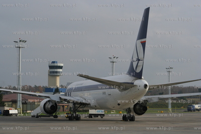 Gdansk , Rebiechowo Nz. Boeing 767 Polskich Linii Lotniczych...