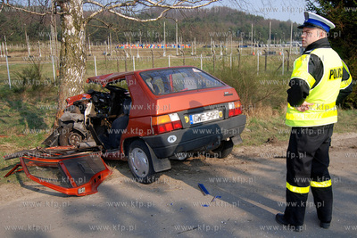 Smiertelny wypadek drogowy na drodze Kazimierz - Debogorze...