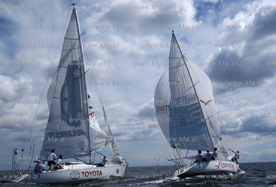 Sopot. Molo. Finaly Sopot Match Race 2008 pucharu swiata...