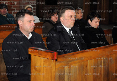 Kosciol Sw. Brygidy w Gdansku. O godzinie 19. odprawiona...