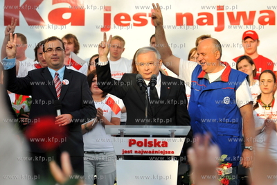 Final Kampanii prezydenckiej Jaroslawa Kaczynskiego...