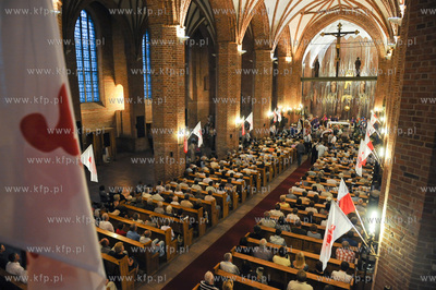 Gdansk. Bazylika sw Brygidy. Msza sw  w intencji zmarlego...