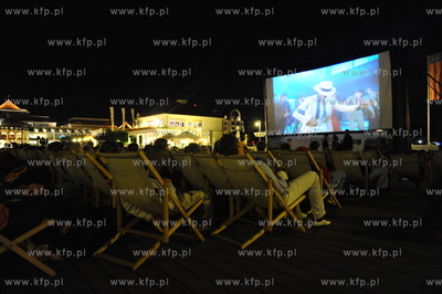 Sopot. Orange Kino Letnie w Sopocie na molo. 05.08.2010...