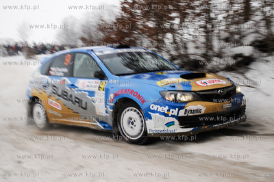 Grzybno. Odcinek specjalny 7 Rajdu Lotos Baltic Cup....