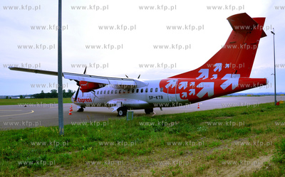 Plyta postojowa Portu Lotniczego im Lecha Walesy Gdansk...