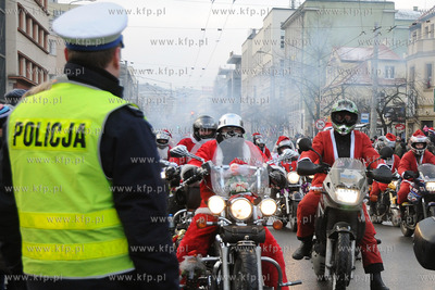 Gdynia. Jubileuszowa, X edycja parady Mikolaje na Motocyklach...