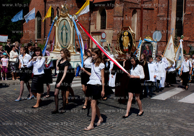 Procesja Bozego Ciala w Starogardzie Gdanskim. 30.05.2013...