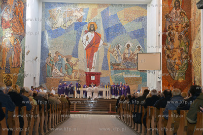 Gdynia. Msza swieta i uroczystosc podpisania aktu erekcyjnego...