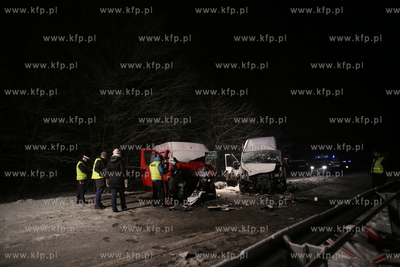 Wypadek smiertelny na drodze krajowej 22 kolo Chojnic,...
