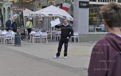 Sopot. Ulica Monte Cassino tzw. Monciak. Na zdjeciu...