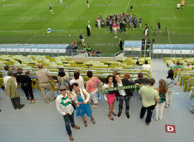 Mecz inauguracyjny na PGE Arena w Gdansku pomiedzy...