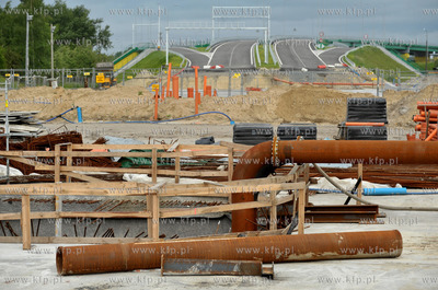 Gdansk. Maszyny TBM Damroka, podczas wiercenia tunelu...