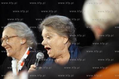 37 Gdynia Film Festival. Nz Anna Seniuk i Maja Komorowska...