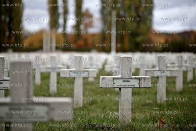 Cmentarz zolnierzy francuskich w Gdansku. 23.10.2012...