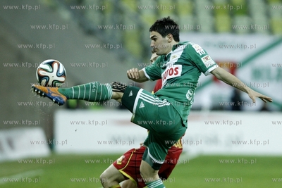 PGE Arena. Cwiercfinal Pucharu Polski w pilce noznej....